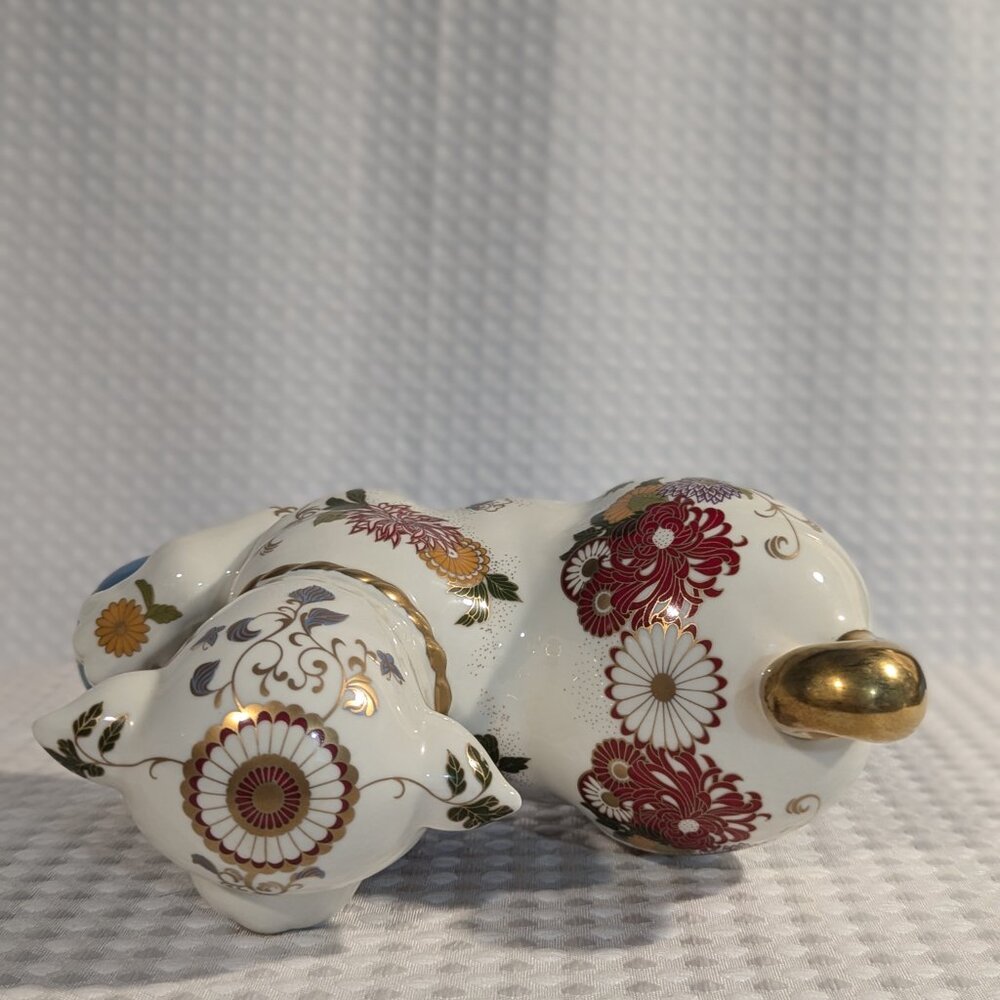 Franklim Mint "The Imperial Puppy of Satsuma" Hand Painted Fine Porcelain 1987 - Picture 10 of 11